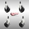 Service Caster 5 Inch 316SS Soft Rubber Swivel 1-1/8 Inch Expanding Stem Caster Brake SCC, 2PK SCC-SS316EX20S514-SRS-2-TLB-2-118 - alternate 2